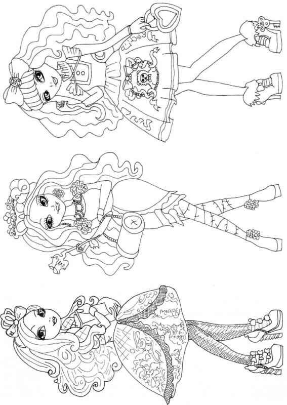 Trzy Laleczki Ever After High Do Druku HitWeb Pl